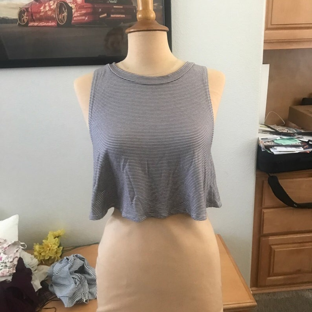 Windsor Striped Crop top
